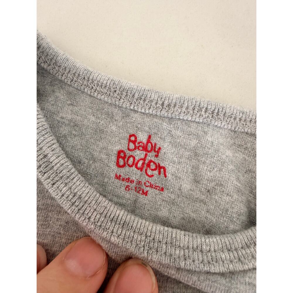 Baby Boden Crab Appliqué Long Sleeve Top - Picture 6 of 6